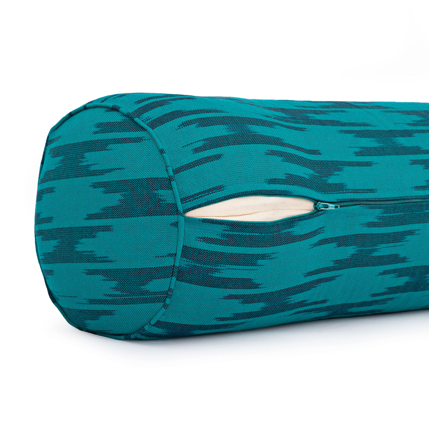 Yoga BOLSTER - Collezione ETHNO - in pula di farro 65 x Ø 23 cm